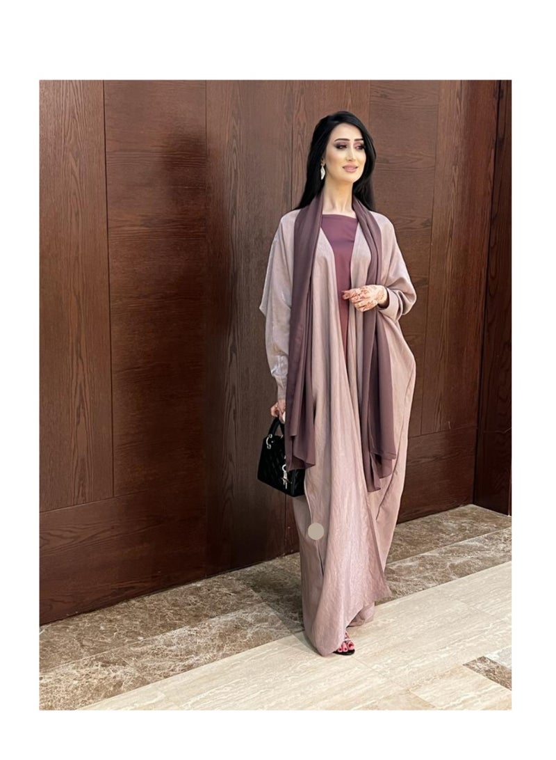 عباية كشميرية نسائية - شيلا إندونيسية من حرير أرماديلو مع ديجيداتي
